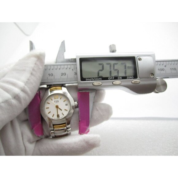 Women ESQ Swiss Quartz WR Analog 27mm Dial Causal Round Watch (G17) - Picture 2 of 10